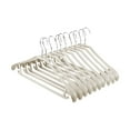thumbnail image 2 of Non-Slip Hangers under $5! CQCYD Plastic Hangers 10 Pack Non Slip, Thin Velvet Clothes Hangers Space Saving, Heavy Duty Garment Hangers for Closet, No Slip Shoulder Hangers for Shirts Pants Dresses, 2 of 6