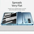 thumbnail image 5 of Case for Samsung Galaxy Z Fold 7, Anti-Scratch Shockproof Glossy PC Ultra Slim Hinge Protection Wireless Charging with Screen Protector Phone Cover for Samsung Galaxy Z Fold 7 - Blue, 5 of 7