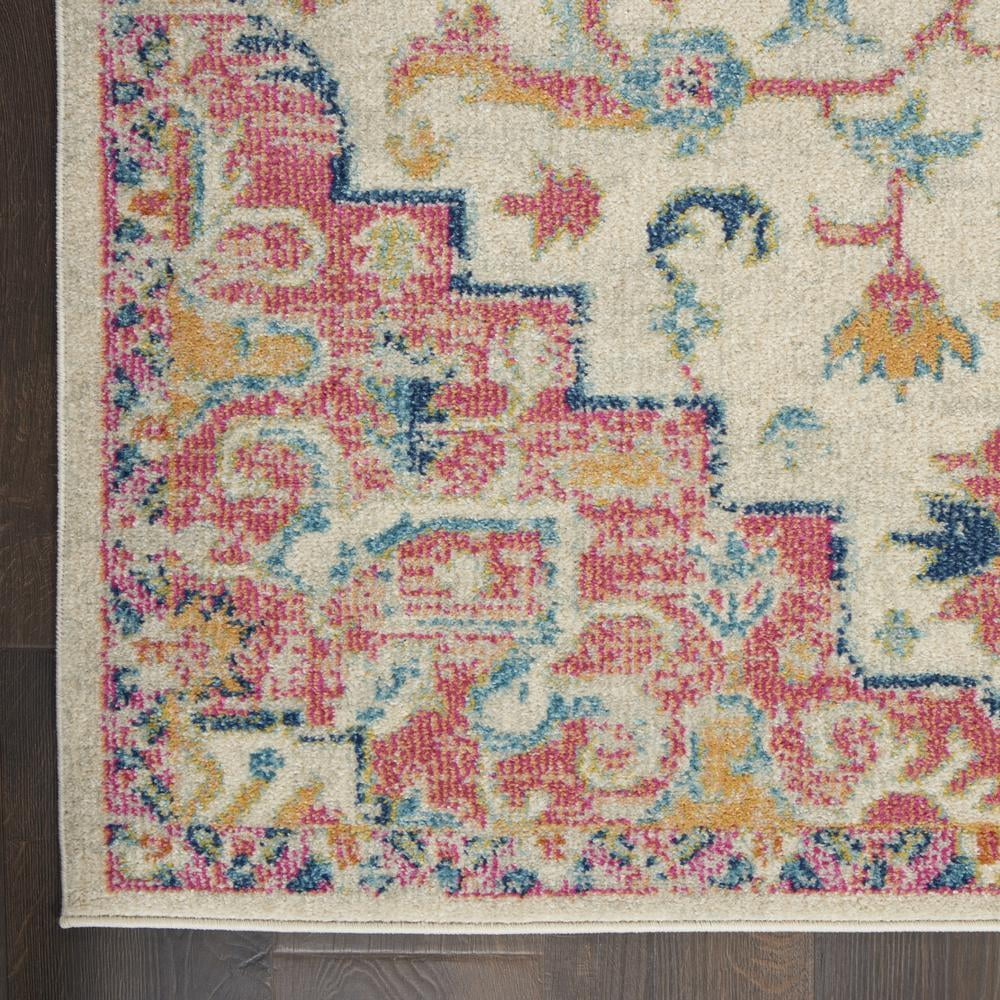 Nourison Passion Bohemian Ivory/Pink 8' x 10' Area Rug, (8x10)