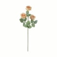 thumbnail image 2 of Artificial 3 Heads Roses Artificial Flower For Home Decoration, 2 of 8