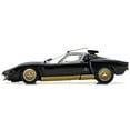 thumbnail image 4 of Lamborghini Miura SVR Black with Gold Accents and Wheels 1/43 Diecast Model Car by Kyosho, 4 of 5