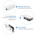 thumbnail image 3 of BESTYASH Mirror Holder Clips 4pcs Wall Clips For Hanging Zinc Alloy Clamp Holder Metal U Bracket For Glass Shelf, 3 of 7