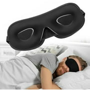 Sleeping Eye Mask, 100% Cotton, Blackout and Blindfold for Travel/Nap Men and Women