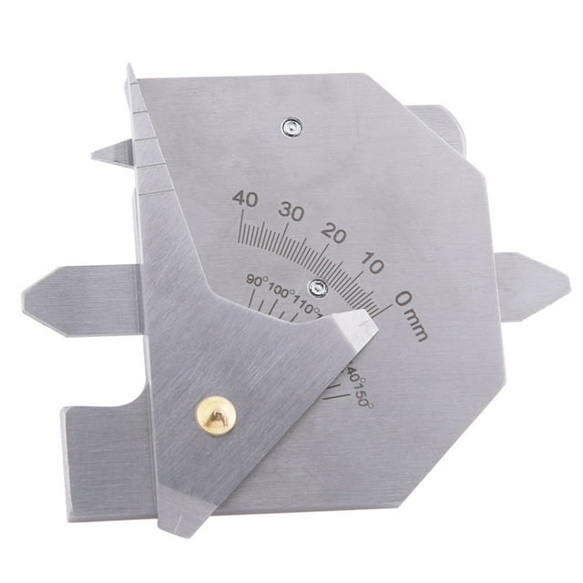 Stainless Steel Welding Gauge, Professional -40 Welding Gauge Fillet Welding Inspection Gauge Set, For Solderer Welder