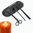 TUMALL 4x Stainless Steel Candle Trimmer Snuffer Dipper Candle