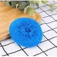 thumbnail image 6 of 3 Pcs Plastic Dish Scrubbers,Mesh Scouring Scrubbers,Non-Scratch Mesh Scrubbers,Round Mesh Scouring Non Scratch Pads,Scrubber Mesh Scouring for Washing Dishes and Kitchen Cleaning Tool,(Blue,3.15 in), 6 of 7