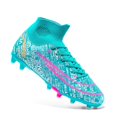 thumbnail image 3 of Zapatos de fútbol para hombre, botas de fútbol para entrenamiento al aire libre, AG/TF, hierba, antideslizante, tobillo alto, zapatillas cómodas, talla 35-45, novedad de 2022, 3 of 5