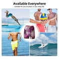 thumbnail image 6 of Goofa Purple And Pink Tulip Bouquet Printed Men's Swim Trunks Board Shorts Quick Dry Mens Swimming Trunks with Compression Liner,Breathable Fit Hawaii Beach Shorts-Medium, 6 of 9