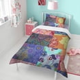 thumbnail image 4 of Boho Bohemia Pioneer Flower Duvet Cover and Pillowcase Set for Single Bedding, Bedroom Accessories for Kids Teens, 4 of 5