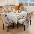 thumbnail image 2 of 2 Pack Dining Chair Covers, Stretch Chair Slipcovers for Dining Room Kitchen Hotel Removable Washable Floral Pattern, K-8, 2 of 7