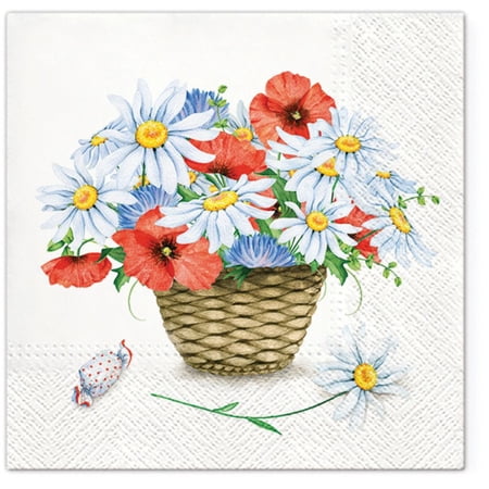 Keep Unique Flower Paper Napkins Party Napkins Spring Assorted Color 20/Pack