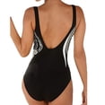thumbnail image 2 of GZWYHT Maillots de Bain une Pièce pour Femmes Maillot de Bain Femme Femme Dos Nu Imprimé Tenue de Plage Maillot de Bain une Pièce Ensemble Bikini Maillots de Bain pour Femmes aux Formes Maillot de Bain pour Femme Blanc m, 2 of 6