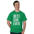 thumbnail image 4 of Best Son Ever Relatives Family Men's Graphic T Shirt Tees Brisco Brands S, 4 of 6