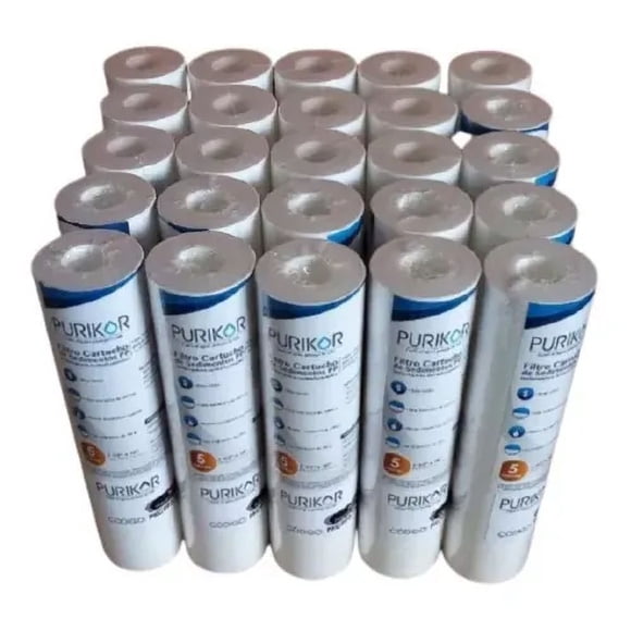 25 Cartuchos Sedimentos Polispun de 25 Micras