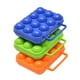 thumbnail image 4 of Wosthever Estuche para huevos de 12 rejillas, práctico contenedor multifuncional, caja de almacenamiento plegable para huevos, utensilios de Organizadores de utensilios de cocina Azul 12 piezas, 4 of 6