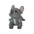 thumbnail image 3 of Hi-Line Gift Ltd. Tranquil Blue Hues: Polyresin Lying French Bulldog Figurine in Grey Blue, 3 of 6