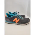 thumbnail image 3 of New Balance Mens 501 Gray With Blue Orange Accent Running Shoes Size 13 Sneakers, 3 of 6