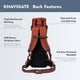 thumbnail image 5 of Saco deportivo K9 para perros Knavigate Small Dune para 33 a 40 cm, 5 of 6