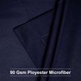 thumbnail image 2 of PiccoCasa Soft 1800 Microfiber Oxford Pillowcases 2Pcs, Standard Navy, 2 of 7