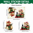 thumbnail image 5 of Christmas Window Clings Festive Christmas Glass Decals, 1 Sheet 16x24 Inch Mouse Train Painted Christmas Theme Removable Stickers Christmas Decorations, 5 of 5