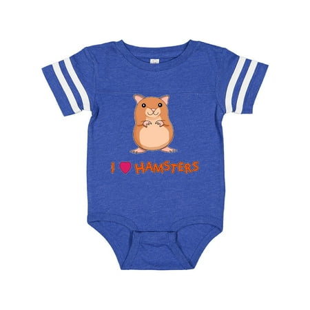 

Inktastic I Love Hamsters Gift Baby Boy or Baby Girl Bodysuit