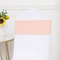 thumbnail image 3 of Fajas de silla ZSJFMF de elastano rosa rubor, paquete de 50 unidades, para eventos, 3 of 6