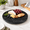 Lactea Black-16'', variant on 16'' Namib Fantasy White Marble Lazy Susan for Kitchen Counter and Dining Table