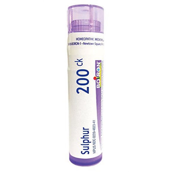 Boiron Sulphur 200C Homeopathic Medicine for Skin Rash - 80 Pellets