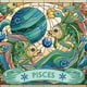thumbnail image 1 of 5D DIY Con Forma Especial Parcial Artística Piscis 30x30cm, 1 of 9