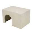 thumbnail image 1 of Accesorios para jaulas, casa de castillo para mascotas pequeñas con escalera para trepar, escondite de madera para hámster Superficie plana, 1 of 9