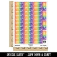 thumbnail image 2 of Rough Draft Double Border Sticker Set - Rainbow - Gloss Finish - 1.5" Small, 2 of 7
