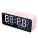 thumbnail image 1 of Altavoz Bluetooth InaláMbrico G50 con Despertador FM Mini Tarjeta Pantalla de Temperatura Espejo Audio Rosa, 1 of 10