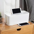 thumbnail image 6 of Huayishang Storage Box New Popular Multifunctional Convenient Home Power Socket Storage Box 1Pc, Kitchen Essentials Clearance Sale White, 6 of 6