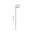 thumbnail image 2 of Plant Support Poles, Garden Flower Climbing Frames Potted Fixed Anti Tipping Stems Stakes for Indoor Outdoor Plants Vegetables Vines Greenery Grow Cage Garden Supplies, 2 of 5