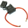 8 Gauge Inline Fuse Holder Fuseholder with Cover & 60 Amp Fuse (5 Pack