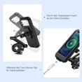 thumbnail image 4 of Soporte Para Teléfono Móvil Para Bicicleta, Soporte Para Smartphone Impermeable Con Pantalla Táctil, Giratorio 360°, Altura Regulable Para Iphone Samsung Galaxy Huawei Hasta 6,7 Pulgadas, Compatible, 4 of 7