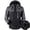 Black, variant on Mens Fleece Lined Puffer Jackets Zip Up Detachable Hood Hiking Jacket Thermal Windproof Daily Outdoor Activity Hiking Climbing Camping Skiing Lounge Outfits