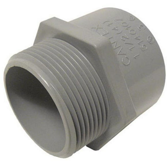 Kraloy Fittings TA35 233408 Adaptateur de Terminal en PVC - 3,5 Po