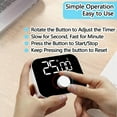 thumbnail image 6 of Digital Kitchen Timers for Cooking with Magnetic Back, Cooking Timer with Loud Alarm for Seniors ((with Silence Option), Ideal for Kids, Study, Time-Out, Whiteboard, Tea Time, 6 of 7