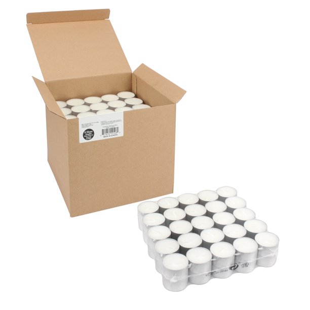 Stonebriar Unscented Tea Light Candles 8 Hour Long Burn Time Walmart