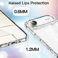 thumbnail image 4 of JETech Glitter Case for iPhone 17 Air, Bling Sparkle Shockproof Phone Bumper Cover, Cute Sparkly for Women and Girls, 6.5-Inch Display (Clear), 4 of 6