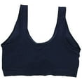 thumbnail image 7 of Delta Burke Intimates Women's Plus Size Seamless Comfort Band Lacey Detail Bra 2 Piece Set - Rose and Navy Blue - 2X-Large, 7 of 7