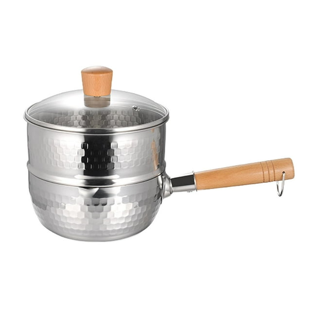 Olla para sopa, calentador de leche, cacerola para y condimentos, olla para cocinar gachas, olla para derretir, cacerola para quemar aceite en 20 centímetros