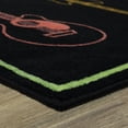 thumbnail image 5 of Mohawk Home Neon TunesPrinted Indoor Area Rug in Black, 5'x8', 5 of 9