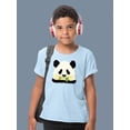 thumbnail image 2 of Panda Eating Leaves T-Shirt Juniors -Image by Shutterstock,  x-Large, 2 of 4