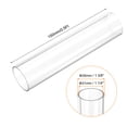 thumbnail image 2 of Uxcell Rigid Round Clear Tubing 31mm(1 1/4") ID x 35mm(1 3/8") OD x 0.5Ft(150mm) Length Plastic Tube, 2 of 6