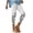 0132 Multicolor, variant on Womens Trousers Elasticated Compression Slacks Slim Fit 3/4 Capri Pants High Waist Printed Trousers Straight Leg Slacks Tight Pants Base Trousers Leggings Slacks Up to 65% off