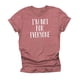 thumbnail image 2 of Pntutb adultos mujeres hombres o-cuello manga corta letra impresión suave Amily regalos top camiseta Pntutb Pntutb-8644, 2 of 5