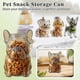 thumbnail image 4 of Snack Jar for Dog Treats Cookies Candy Coffee Pods Airtight, 4 of 5
