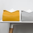 thumbnail image 3 of Caja de almacenamiento de papel grande de estilo nórdico, de cuero PU, ligera, de lujo, retro, cómoda, de diseño de alta gama, para el hogar, sala de estar, 3 of 6